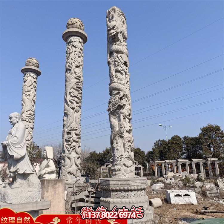 精美石雕文化庭院，欣賞絢麗景觀