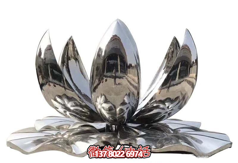 鏡面不銹鋼蓮花雕塑,為公園帶來活力 鏡面不銹鋼蓮花雕塑,為公園帶來活力