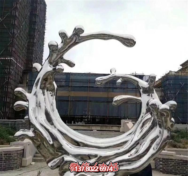 精美不銹鋼浪花雕塑,點綴小區裝飾 精美不銹鋼浪花雕塑,點綴小區裝飾