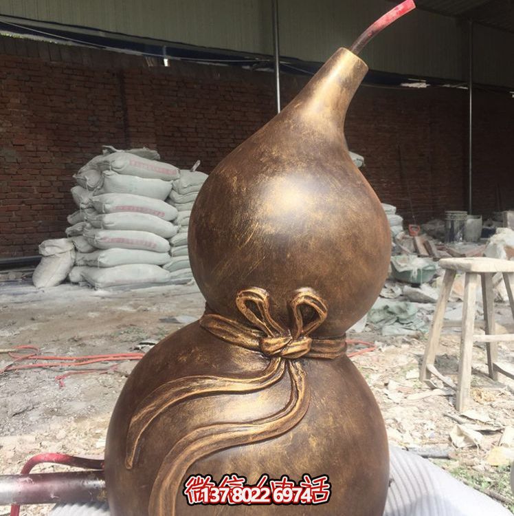 萬(wàn)用銅雕葫蘆，集家居裝飾、鎮(zhèn)宅辟邪、雕塑藝術(shù)于一體