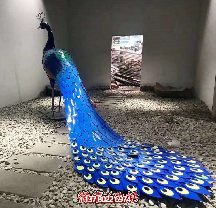 優質不銹鋼孔雀雕塑，為城市廣場添彩
