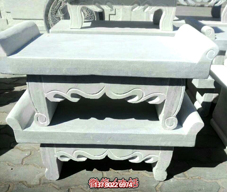漢白玉佛像供桌，裝點景區(qū)寺院