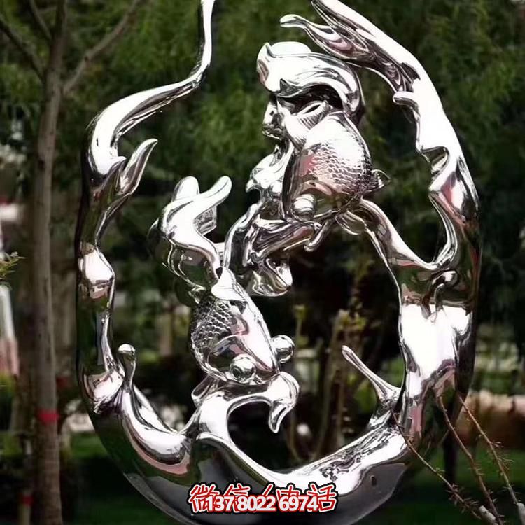不銹鋼雕塑，為景觀廣場和園林增添抽象藝術