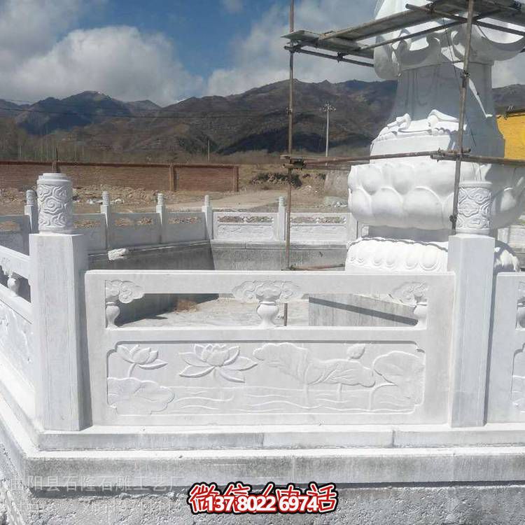 大理石欄桿雕塑，為公園、戶外景區增添優雅氣質