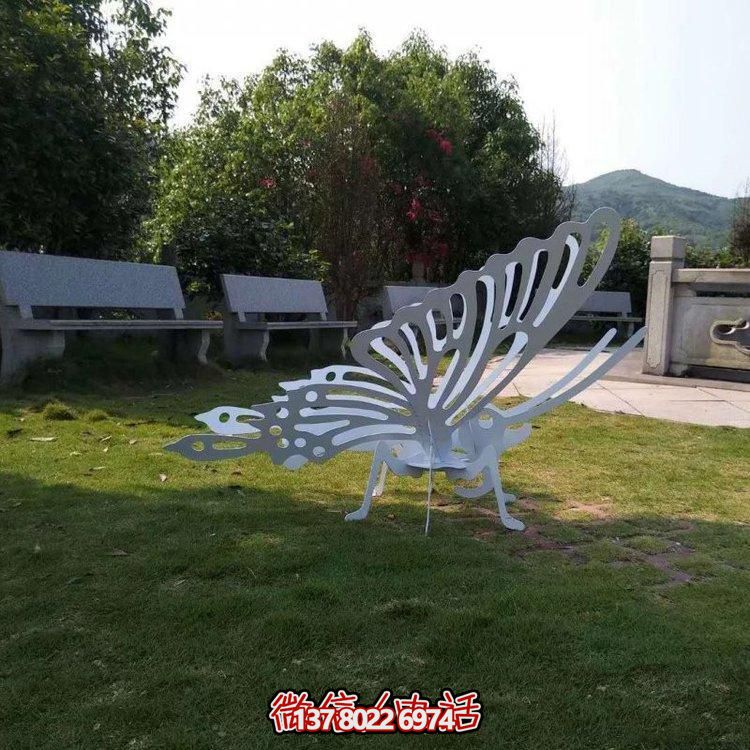 高級(jí)不銹鋼雕塑擺件，讓公園更加美麗