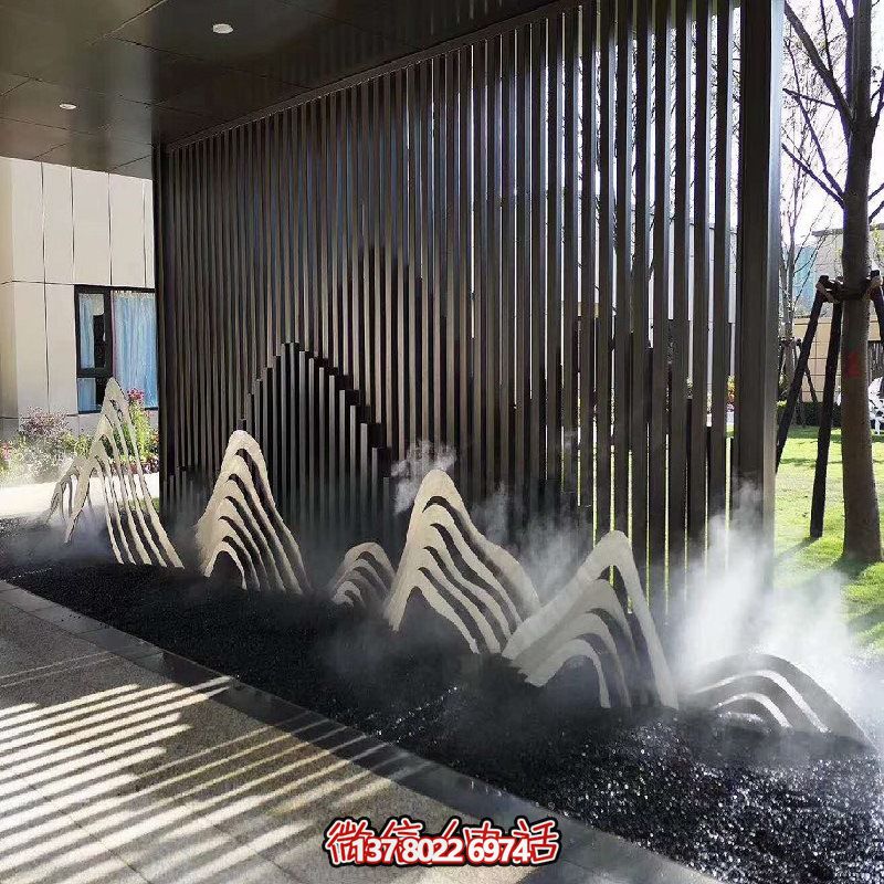 室內(nèi)外不銹鋼水景假山雕塑擺件 室內(nèi)外不銹鋼水景假山雕塑擺件