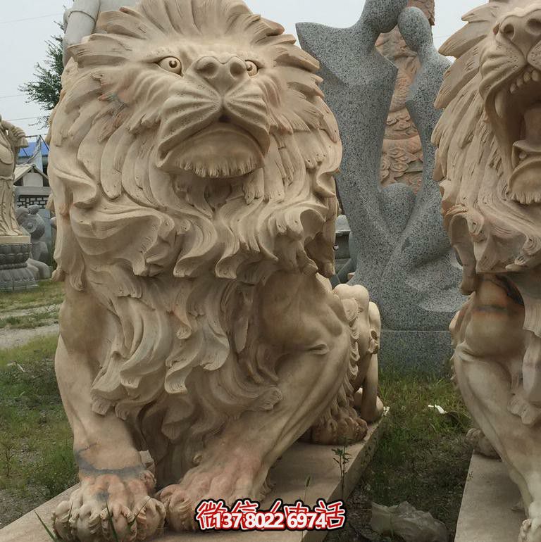 大型石雕獅子雕塑 大型石雕獅子雕塑