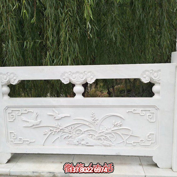 融入大理文化的戶(hù)外裝飾大理石石雕欄桿